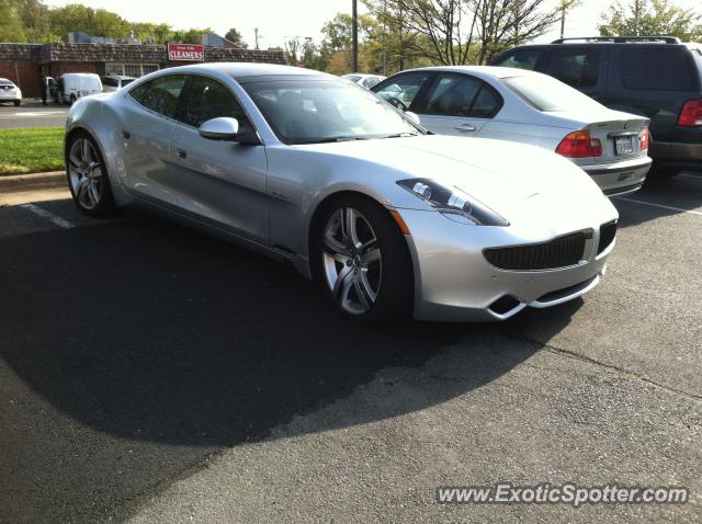 Fisker Karma spotted in Great Falls, Virginia