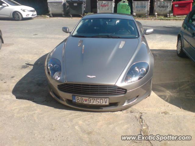 Aston Martin DB9 spotted in Banska Bystrica, Slovakia