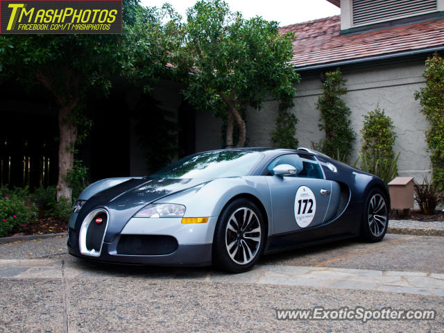 Bugatti Veyron spotted in Pebble Beach, California