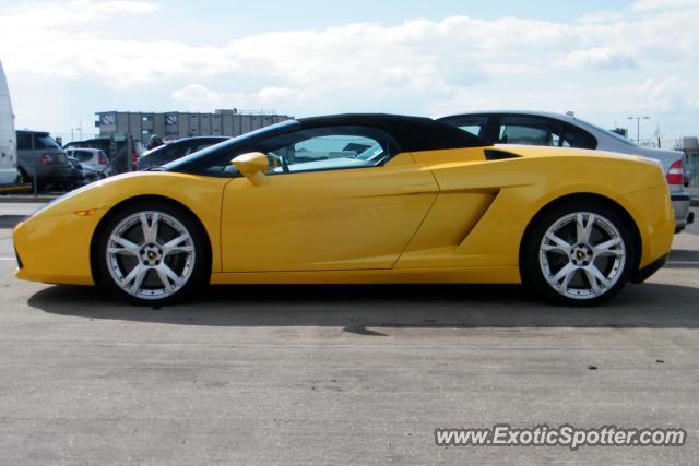 Lamborghini Gallardo spotted in Silverstone, United Kingdom