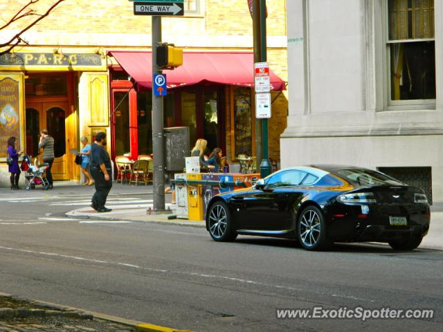 Aston Martin Vantage spotted in Philadelphia, Pennsylvania