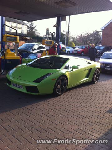 Lamborghini Gallardo spotted in Loughbrough, United Kingdom