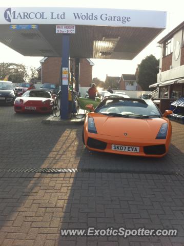 Lamborghini Gallardo spotted in Loughbrough, United Kingdom