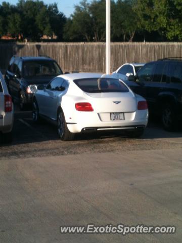 Bentley Continental spotted in Dallas, Texas