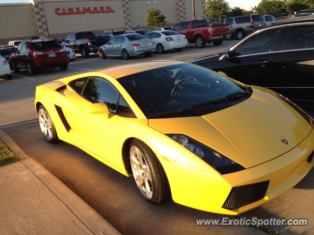 Lamborghini Gallardo spotted in Dallas, Texas