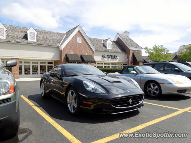 Ferrari California spotted in Barrington, Illinois