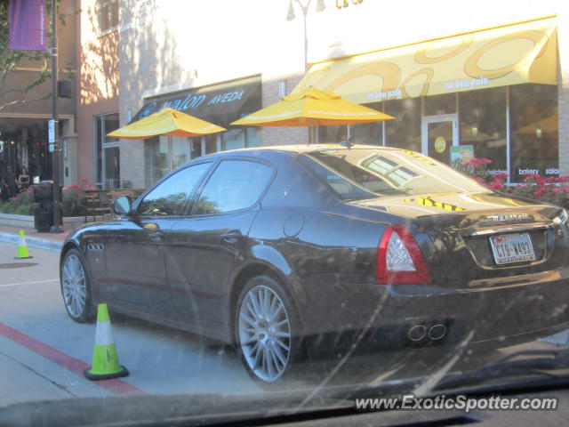 Maserati Quattroporte spotted in Dallas, Texas