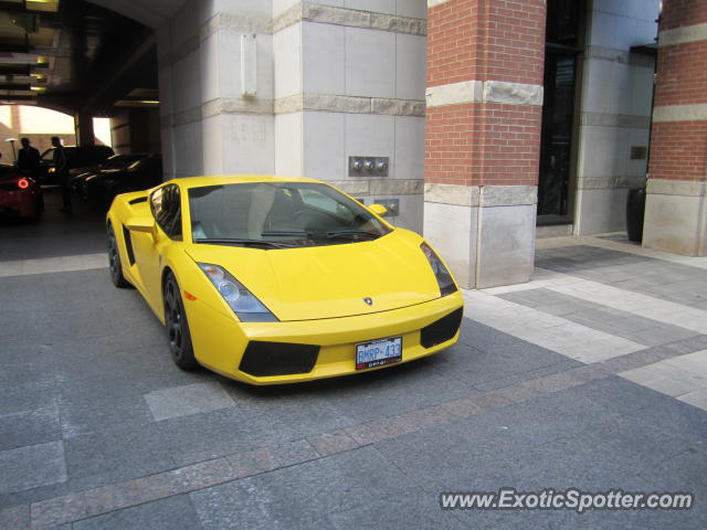 Lamborghini Gallardo spotted in Toronto, Canada