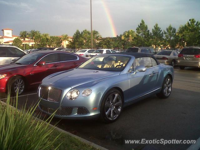 Bentley Continental spotted in Estero, Florida