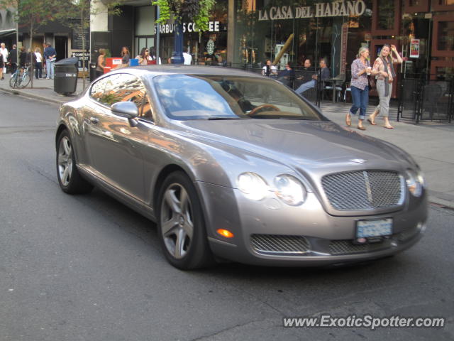 Bentley Continental spotted in Toronto, Canada