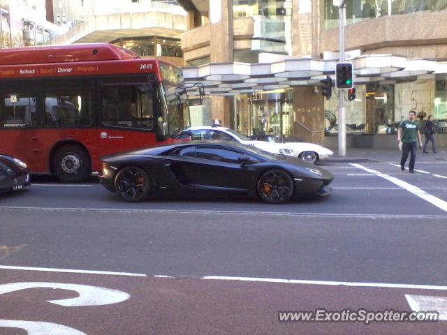 Lamborghini Aventador spotted in Sydney, Australia