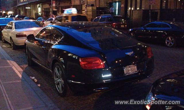 Bentley Continental spotted in New York, New York