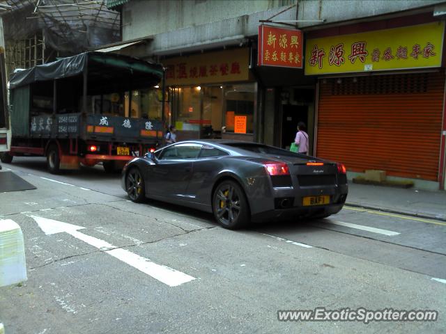 Lamborghini Gallardo spotted in Hong Kong, China