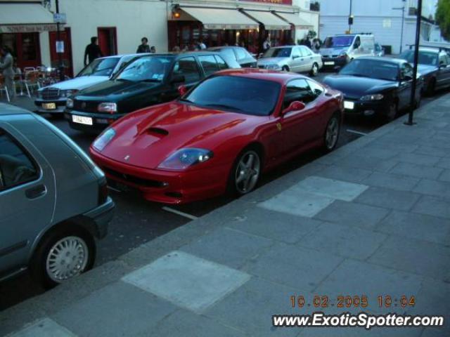 Ferrari 550 spotted in London, United Kingdom