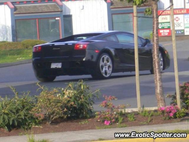 Lamborghini Gallardo spotted in Victoria, Canada