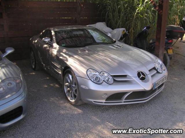 Mercedes SLR spotted in St Tropez, France