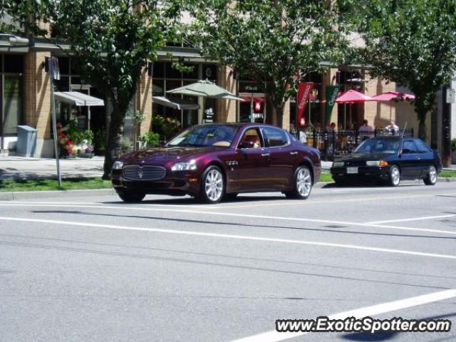 Maserati Quattroporte spotted in Vancouver, Canada