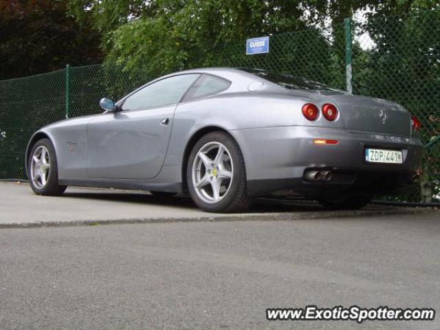 Ferrari 612 spotted in Francorchamps, Belgium