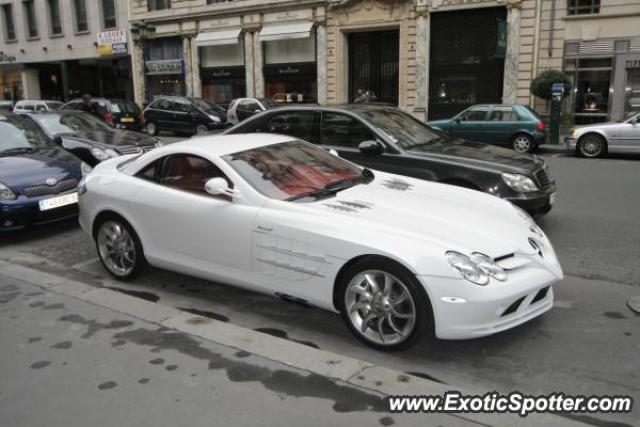 Mercedes SLR spotted in Paris, France