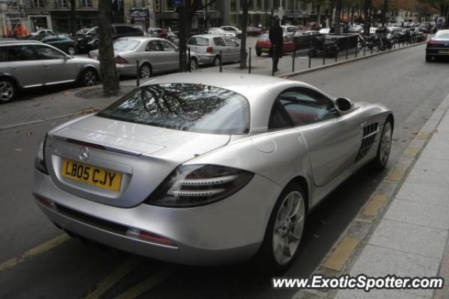 Mercedes SLR spotted in Paris, France