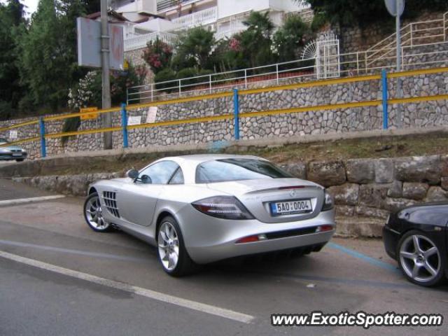 Mercedes SLR spotted in Opatija, Croatia