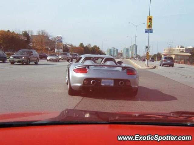 Porsche Carrera GT spotted in Mississauga, Canada