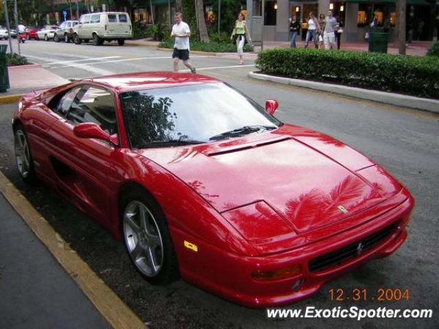 Ferrari F355 spotted in Miami beach, Florida