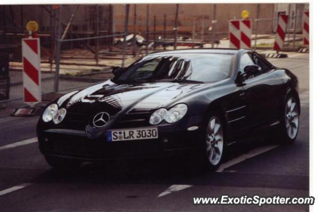 Mercedes SLR spotted in Frankfurt, Germany