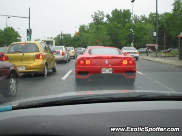 Ferrari 360 Modena spotted in Montreal, Canada