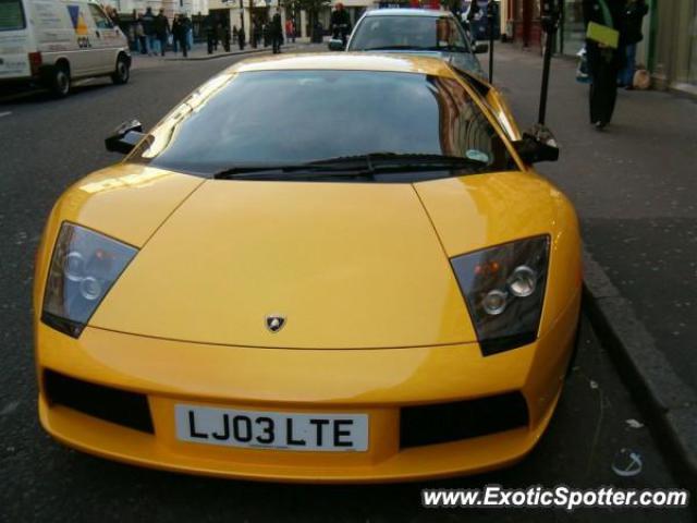 Lamborghini Murcielago spotted in London, United Kingdom