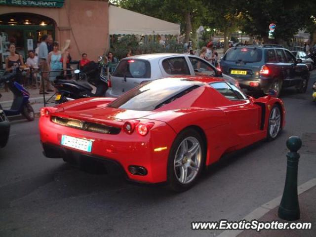 Ferrari Enzo spotted in St Tropez, France