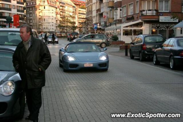 Ferrari 360 Modena spotted in Knokke, Belgium