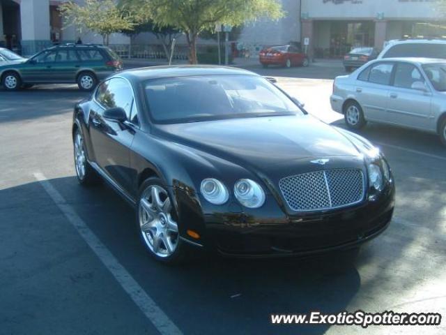 Bentley Continental spotted in Tucson, Arizona