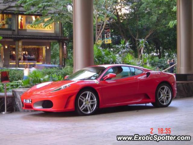 Ferrari F430 spotted in Orchard, Singapore