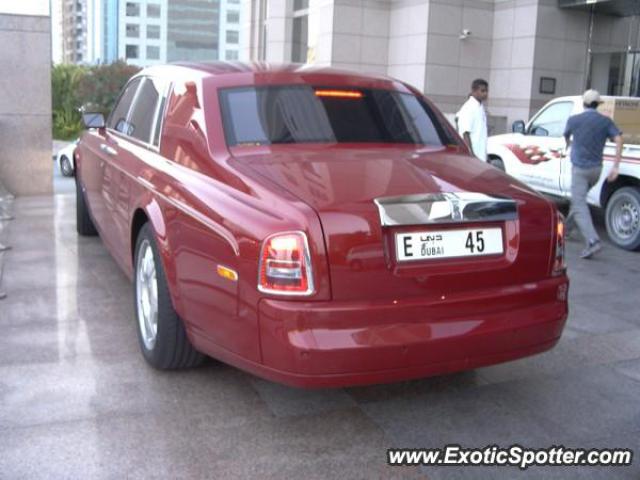 Rolls Royce Phantom spotted in Dubai, United Arab Emirates