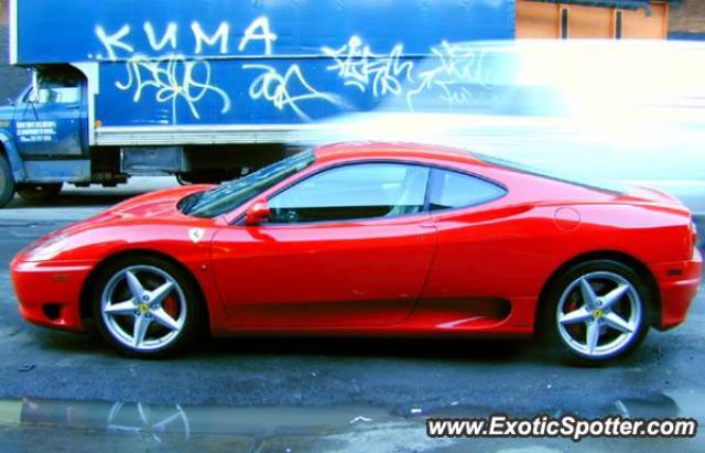 Ferrari 360 Modena spotted in Philadelphia, Pennsylvania