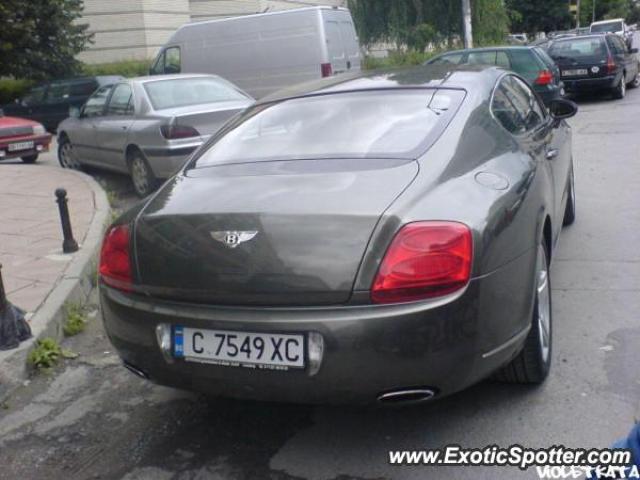 Bentley Continental spotted in Sofia, Bulgaria