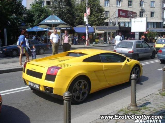 Lamborghini Gallardo spotted in Sofia, Bulgaria