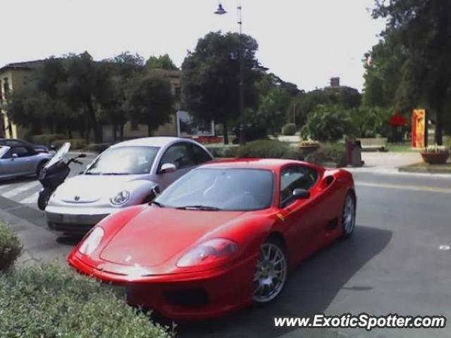 Ferrari 360 Modena spotted in Monti catini terme, Italy