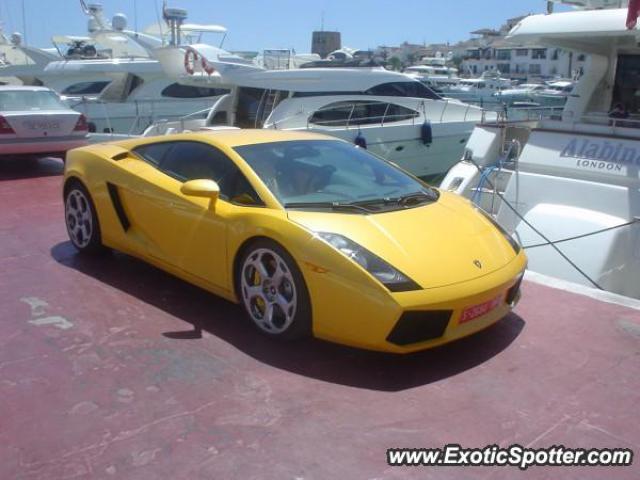 Lamborghini Gallardo spotted in Puerto banus, Spain