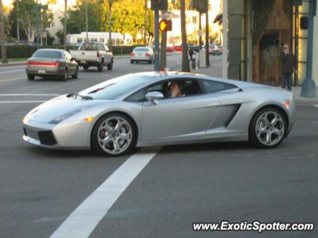 Lamborghini Gallardo spotted in Beverly Hills, California