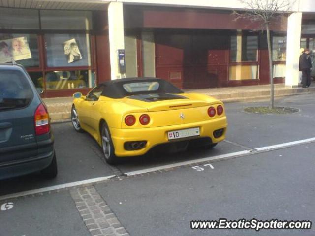 Ferrari 360 Modena spotted in Crissier, Switzerland