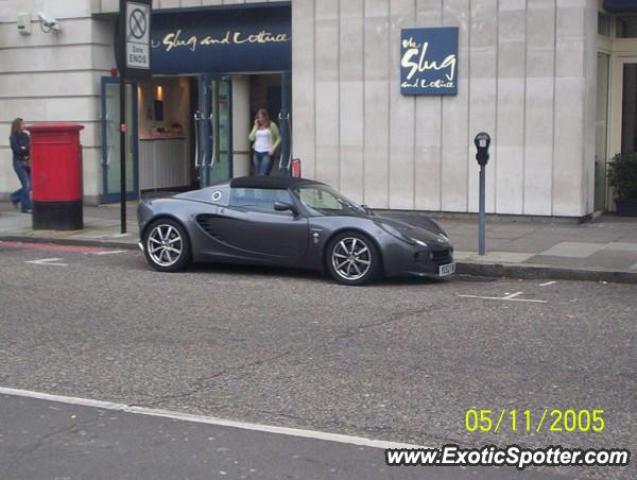 Lotus Elise spotted in London, United Kingdom