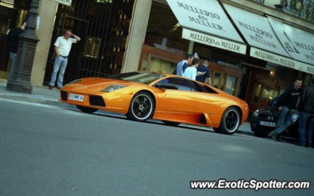 Lamborghini Murcielago spotted in Paris, France