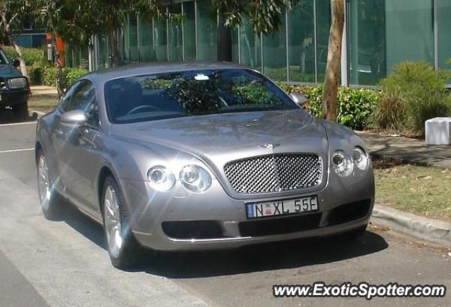 Bentley Continental spotted in Sydney, Australia