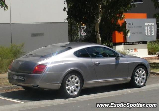 Bentley Continental spotted in Sydney, Australia