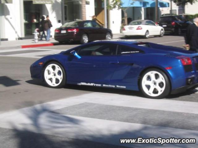 Lamborghini Gallardo spotted in Beverly hills, California