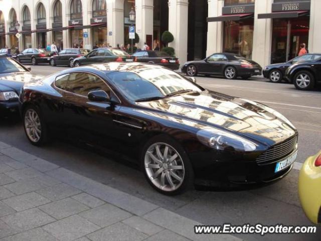 Aston Martin DB9 spotted in Munich, Germany