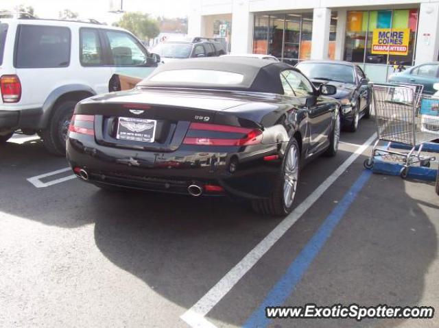 Aston Martin DB9 spotted in Calabasas, California