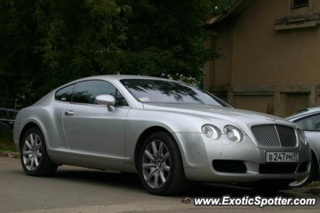 Bentley Continental spotted in Moscow, Russia